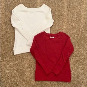 ANNE TAYLOR | 2 SWEATERS | SIZE S